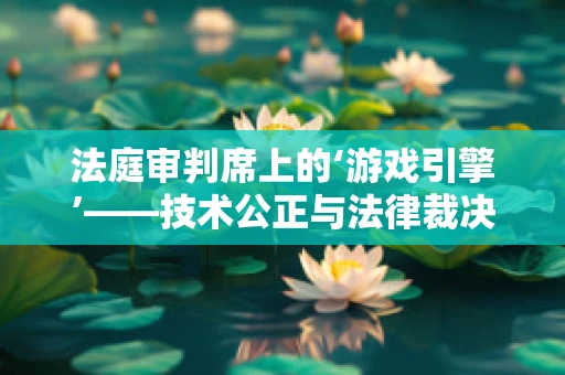 法庭审判席上的‘游戏引擎’——技术公正与法律裁决的交汇点
