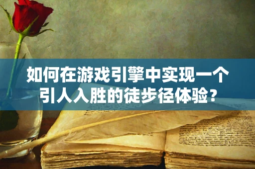 如何在游戏引擎中实现一个引人入胜的徒步径体验？
