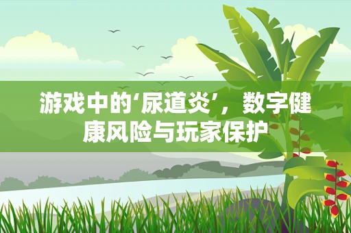 游戏中的‘尿道炎’，数字健康风险与玩家保护