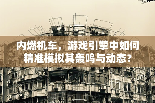 内燃机车，游戏引擎中如何精准模拟其轰鸣与动态？
