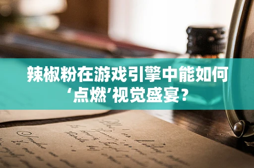 辣椒粉在游戏引擎中能如何‘点燃’视觉盛宴？