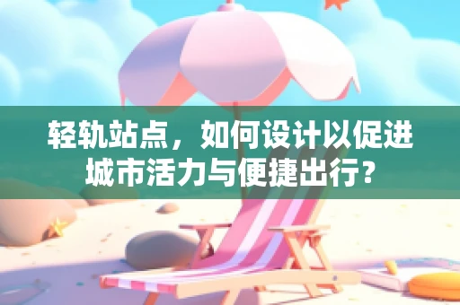 轻轨站点，如何设计以促进城市活力与便捷出行？