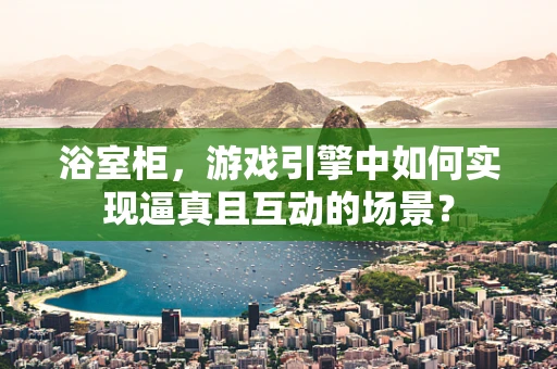 浴室柜，游戏引擎中如何实现逼真且互动的场景？