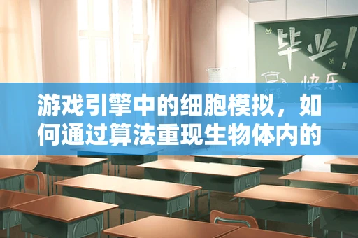 游戏引擎中的细胞模拟，如何通过算法重现生物体内的复杂交互？