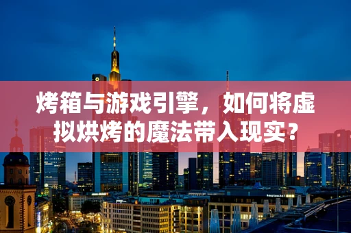 烤箱与游戏引擎，如何将虚拟烘烤的魔法带入现实？