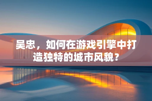 吴忠，如何在游戏引擎中打造独特的城市风貌？