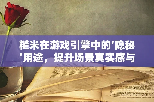 糙米在游戏引擎中的‘隐秘’用途，提升场景真实感与性能优化的新思路？