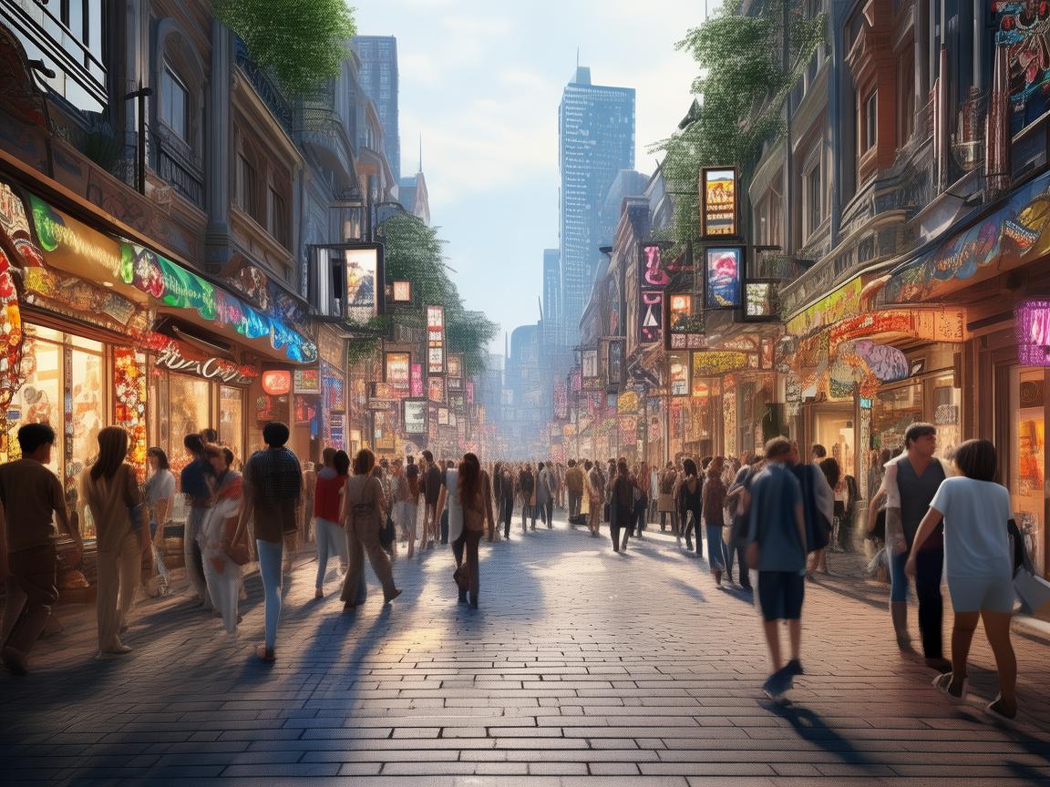 步行街广场，如何通过游戏引擎打造沉浸式购物体验？